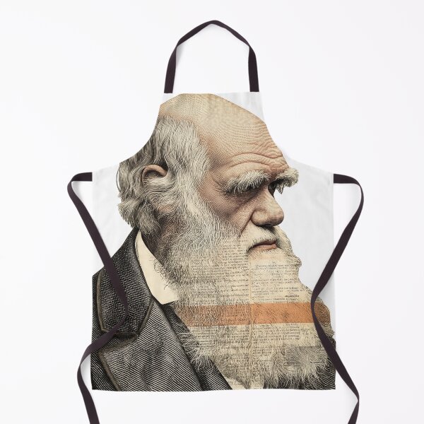 Item preview, Charles Darwin – Evolution Collage Portrait Art Print | Science Natural Selection Biology Poster designed and sold by OzzFrequency.