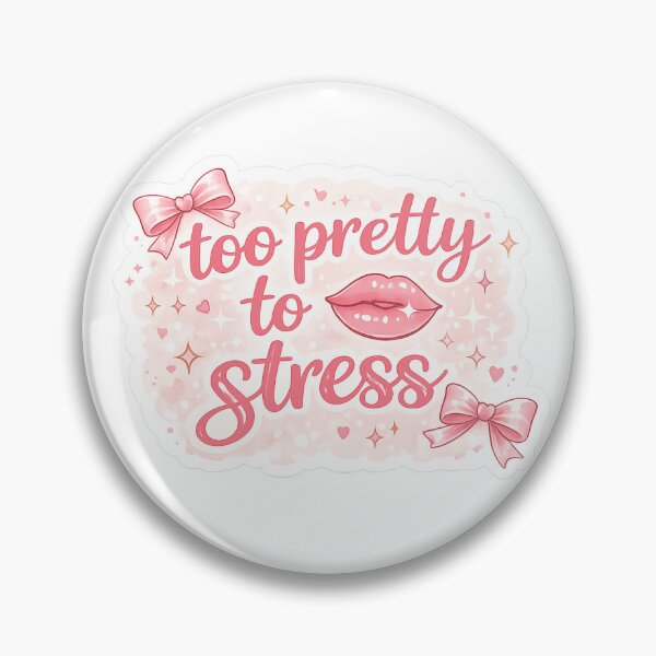 Item preview, too pretty to stress designed and sold by Ode2.