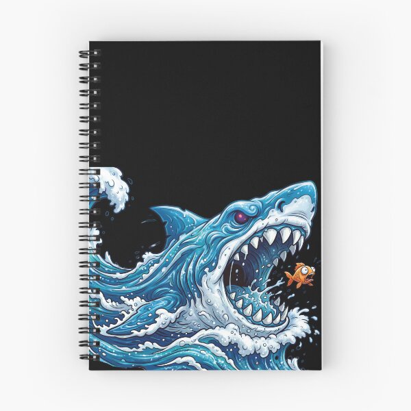 Item preview, Monstrous Blue Shark: Attack of the Giant Wave, a predatory tsunami on a fish! designed and sold by Alan-David.