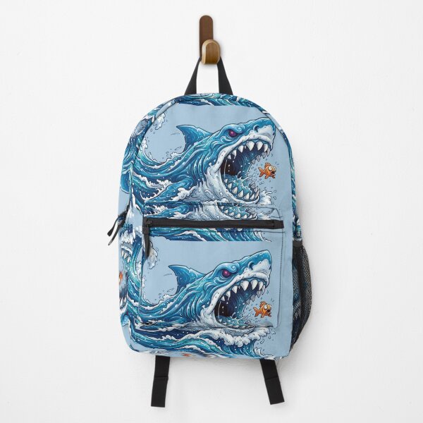 Item preview, Monstrous Blue Shark: Attack of the Giant Wave, a predatory tsunami on a fish! designed and sold by Alan-David.