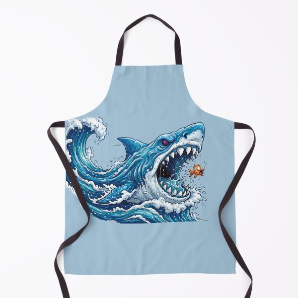 Item preview, Monstrous Blue Shark: Attack of the Giant Wave, a predatory tsunami on a fish! designed and sold by Alan-David.