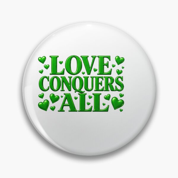 Item preview, Love conquers all green designed and sold by zesfresh.