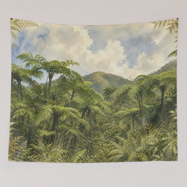 Item preview, The Fern Palm in Toro Negro Rainforest - Puerto Rico - Nikon D850 designed and sold by www.elyunqueprints.store.