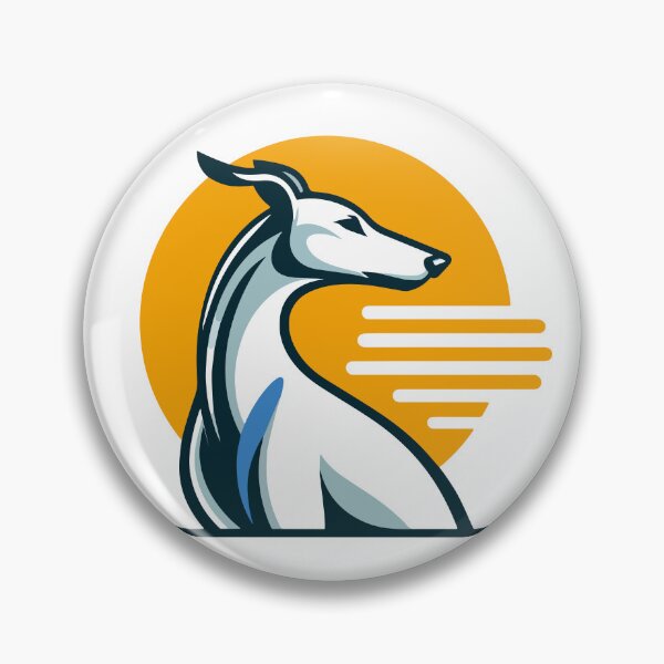 Item preview, Galgo logo No. 17 designed and sold by GALOGO – Art for Sighthounds & Animal Welfare.