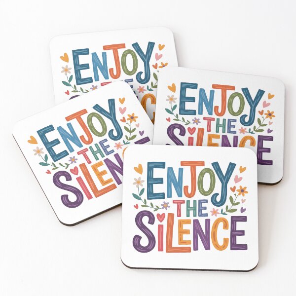 Item preview, Enjoy the silence designed and sold by nimmitrends.
