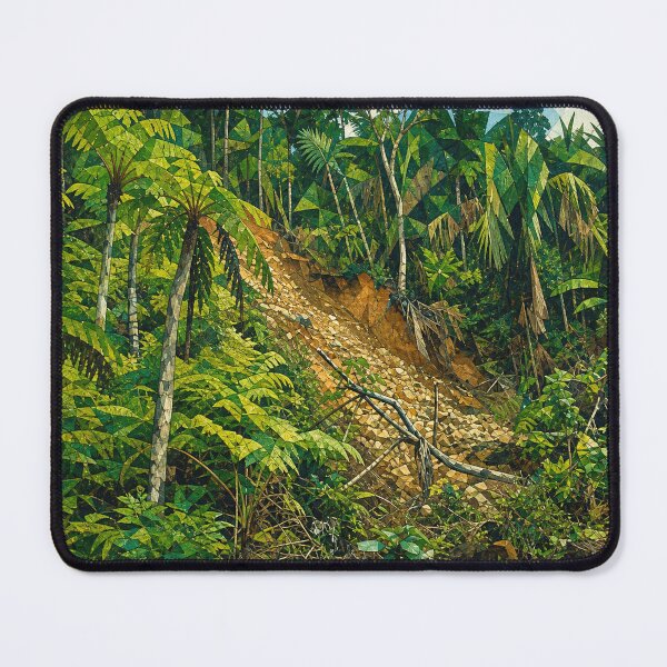 Item preview, Landslide in Toro Negro Rainforest - Puerto Rico designed and sold by www.elyunqueprints.store.