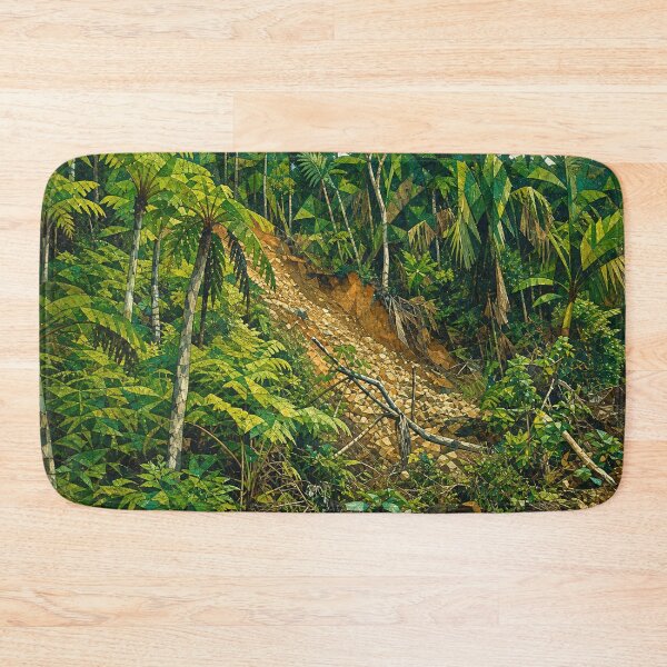 Item preview, Landslide in Toro Negro Rainforest - Puerto Rico designed and sold by www.elyunqueprints.store.