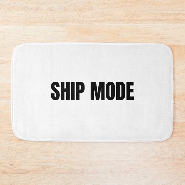 Item preview, Ship Mode (Black) designed and sold by ShipCrewNation.