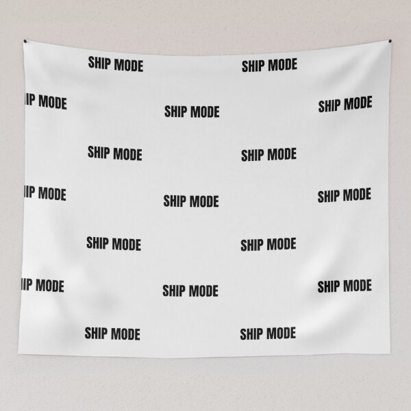 Item preview, Ship Mode (Black) designed and sold by ShipCrewNation.