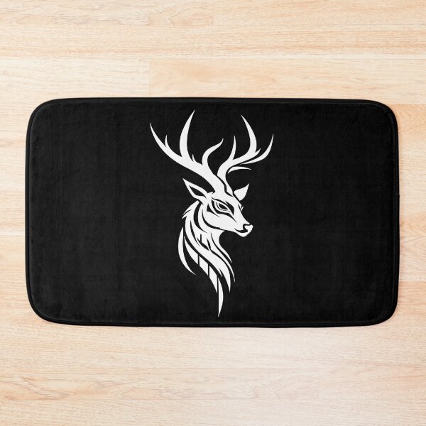 Item preview, Minimalist Stag Head Line Art Sketch Abstract Wildlife designed and sold by UrbanPrts.