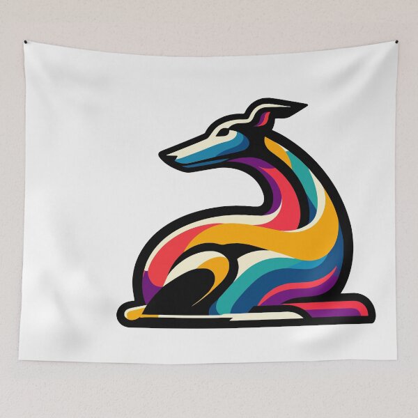 Item preview, Galgo logo No. 16 designed and sold by GALOGO – Art for Sighthounds & Animal Welfare.