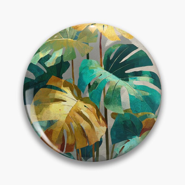 Item preview, Monstera and Fern Composition, Soft Watercolor Tropical Botanical Art designed and sold by daila70.