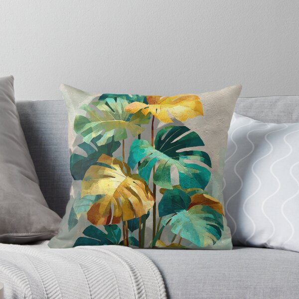 Item preview, Monstera and Fern Composition, Soft Watercolor Tropical Botanical Art designed and sold by daila70.