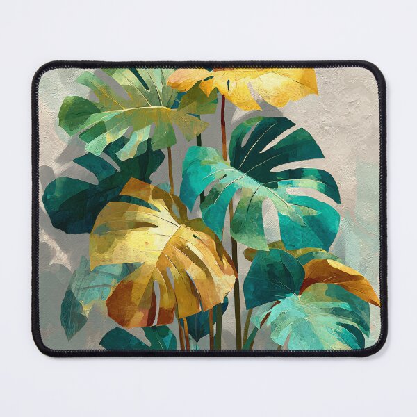 Item preview, Monstera and Fern Composition, Soft Watercolor Tropical Botanical Art designed and sold by daila70.