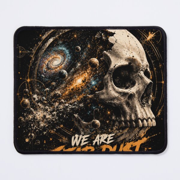 Item preview, We Are Star Dust Cosmic Skull Graphic Tee | Galaxy Universe Streetwear Art | Dark Space Aesthetic Design designed and sold by Emoji Emblems.