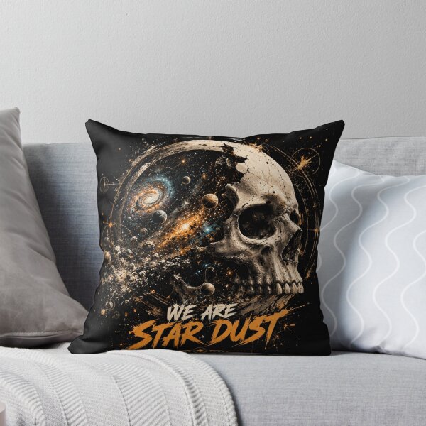 Item preview, We Are Star Dust Cosmic Skull Graphic Tee | Galaxy Universe Streetwear Art | Dark Space Aesthetic Design designed and sold by Emoji Emblems.