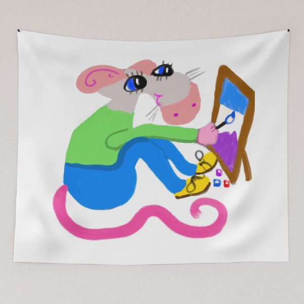 Item preview, Benjamin The Mousey Artist designed and sold by pinkyjainpan.