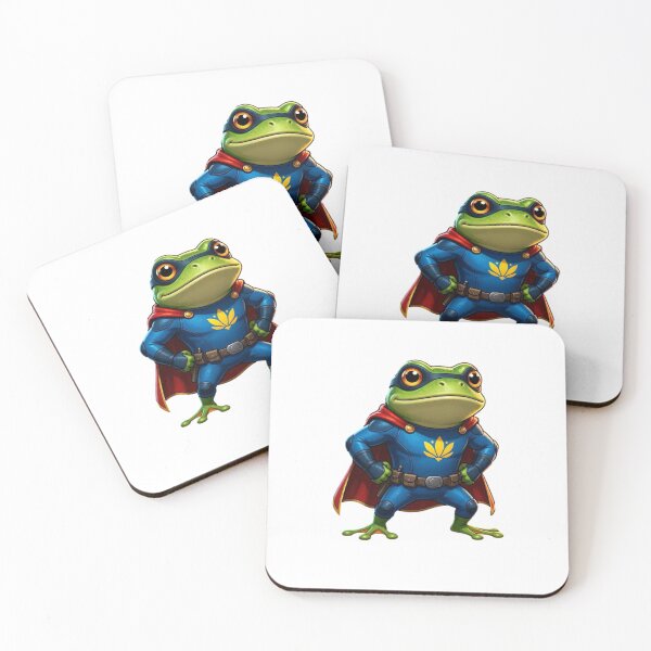 Item preview, Super Hero Frog designed and sold by TheEndDesign.