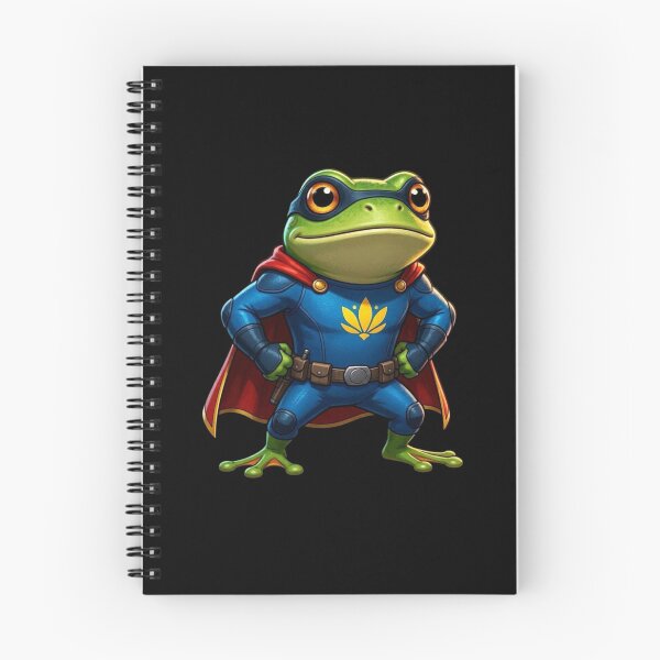Item preview, Super Hero Frog designed and sold by TheEndDesign.
