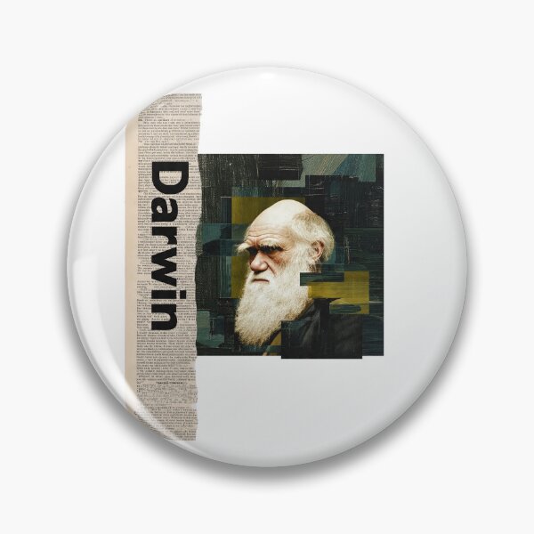Item preview, Charles Darwin – Evolution Collage Portrait Art Print | Science Natural Selection Biology Poster designed and sold by OzzFrequency.