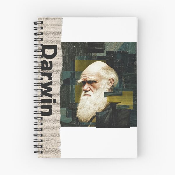 Item preview, Charles Darwin – Evolution Collage Portrait Art Print | Science Natural Selection Biology Poster designed and sold by OzzFrequency.