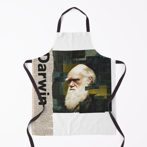 Item preview, Charles Darwin – Evolution Collage Portrait Art Print | Science Natural Selection Biology Poster designed and sold by OzzFrequency.