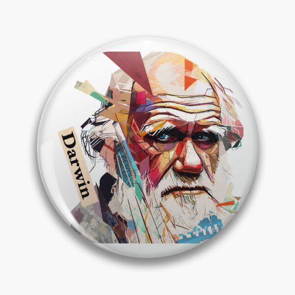Item preview, Charles Darwin – Evolution Collage Portrait Art Print | Science Natural Selection Biology Poster designed and sold by OzzFrequency.