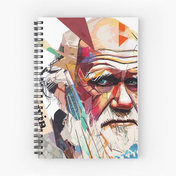 Item preview, Charles Darwin – Evolution Collage Portrait Art Print | Science Natural Selection Biology Poster designed and sold by OzzFrequency.