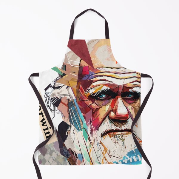 Item preview, Charles Darwin – Evolution Collage Portrait Art Print | Science Natural Selection Biology Poster designed and sold by OzzFrequency.