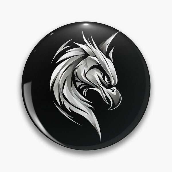 Item preview, Silver Eagle Head Sharp Geometric Wildlife Graphic designed and sold by UrbanPrts.