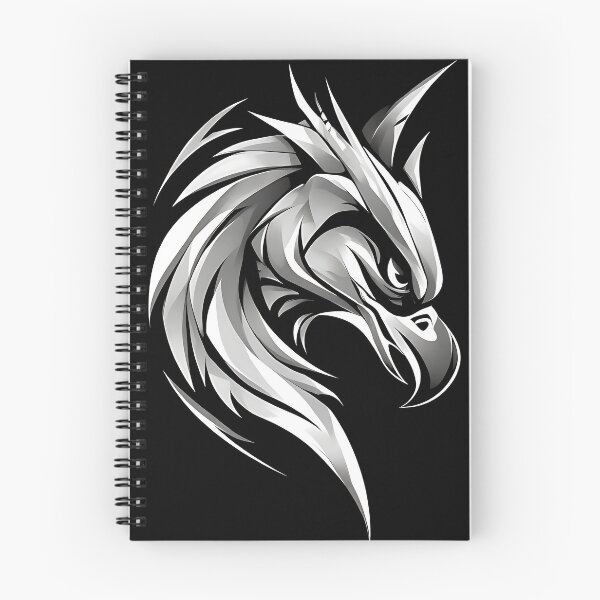 Item preview, Silver Eagle Head Sharp Geometric Wildlife Graphic designed and sold by UrbanPrts.