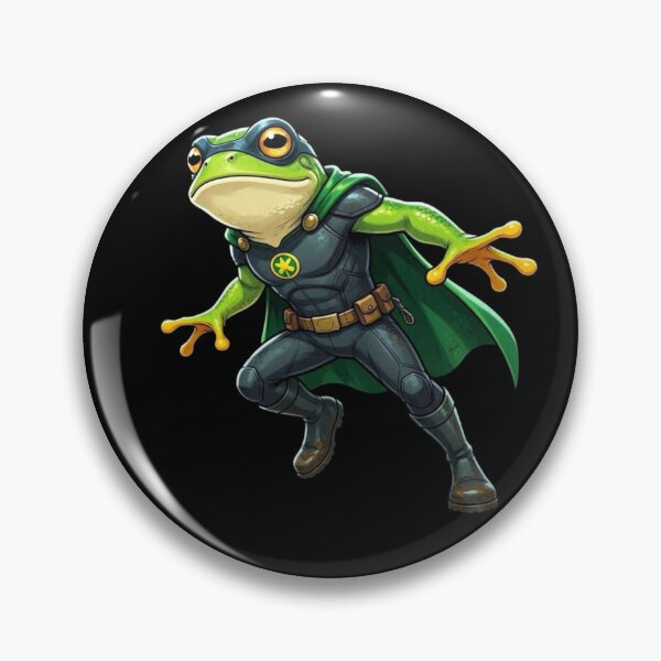 Item preview, Super Hero Frog designed and sold by TheEndDesign.