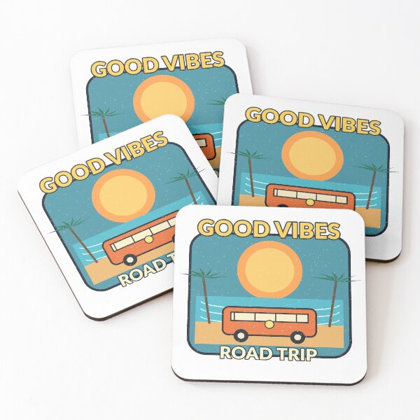Item preview, Good Vibes Road Trip Diseño Retro De Playa Y Viajes designed and sold by Cozy Oddities Studio.