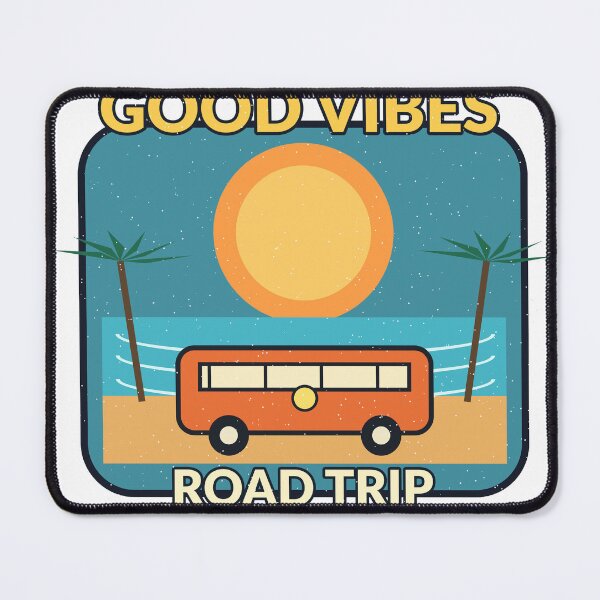 Item preview, Good Vibes Road Trip Retro Beach Travel Design designed and sold by Cozy Oddities Studio.