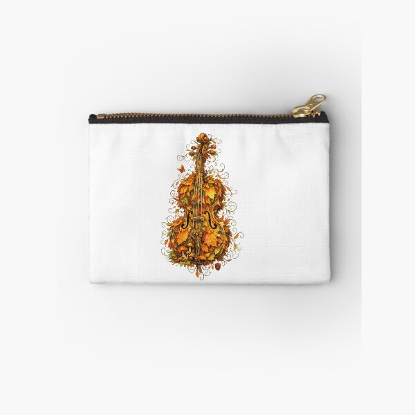Artikelvorschau, Fantasie-Geige aus fallenden Herbstblättern – Surrealistisches Musikkunst-T-Shirt, inspiriert von der Natur entworfen und verkauft von XxZainStylexX.