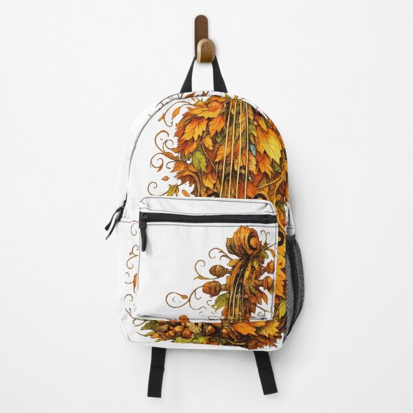 Item preview, Fantasy Violin Made of Falling Autumn Leaves – Nature Inspired Surreal Music Art T-Shirt designed and sold by XxZainStylexX.