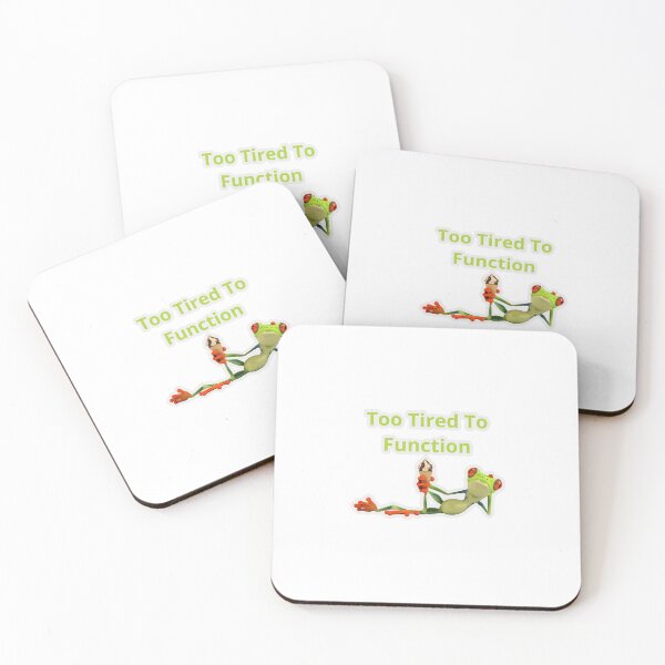 Item preview, Too Tired To Function Frog designed and sold by sintam.