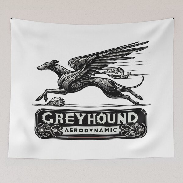 Item preview, Greyhound Aerodynamics - Ornament No. 7 designed and sold by GALOGO – Art for Sighthounds & Animal Welfare.