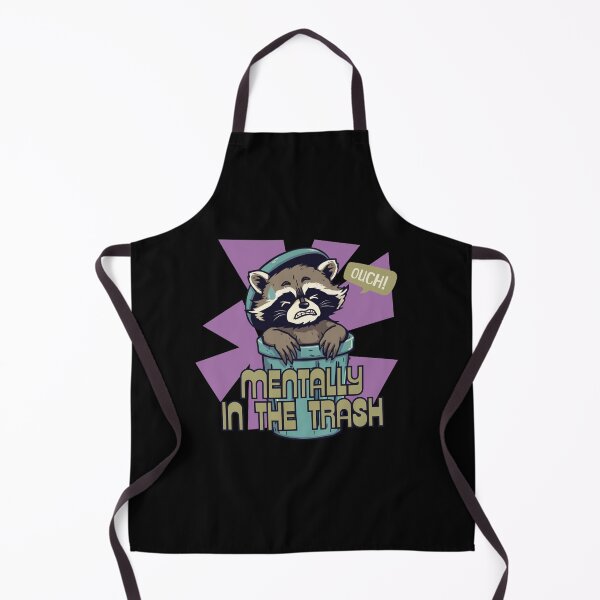 Item preview, Mentally In The Trash – Raccoon Retro Design designed and sold by tellia-kallisto.