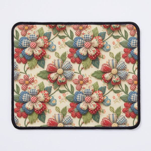 Item preview, Patchwork Flowers 3d style designed and sold by Printfantasia .