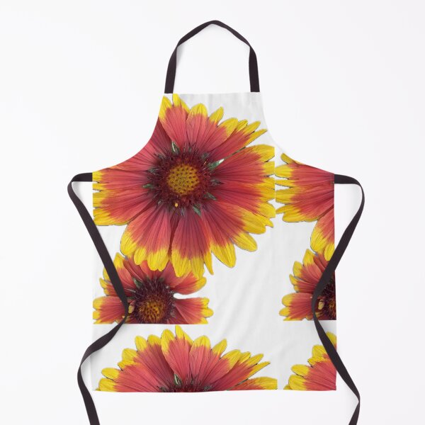 Item preview, Vibrant Gaillardia Blanket Flowers Isolated on White Background designed and sold by BalkanBloom.