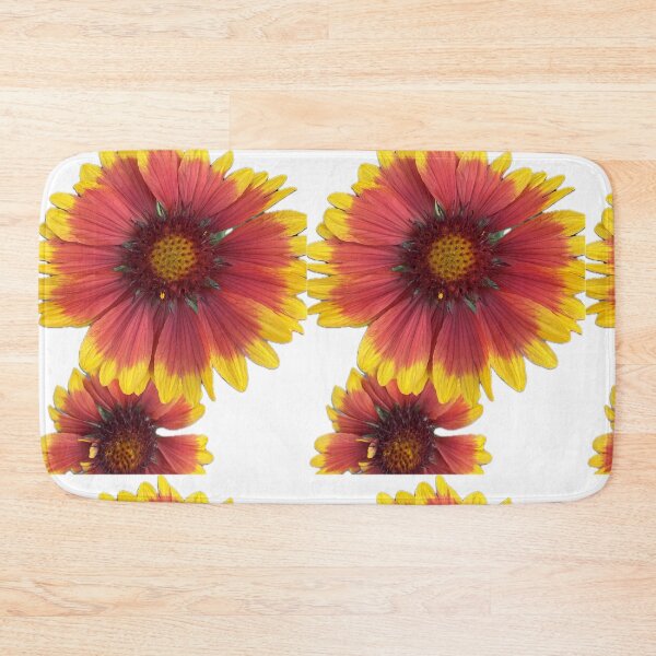 Item preview, Vibrant Gaillardia Blanket Flowers Isolated on White Background designed and sold by BalkanBloom.