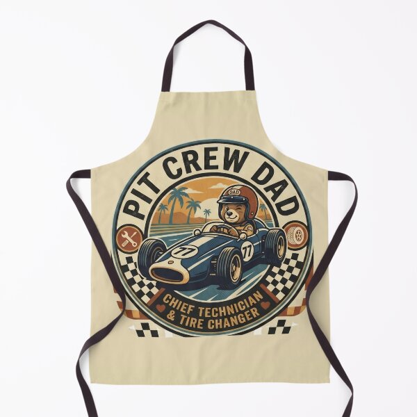 Item preview, Pit Crew Dad Sticker - Chief Technician Racing Dad Indy 500 Vinyl Decal designed and sold by Basma Designs | Funny Shirts, Stickers & Mugs.