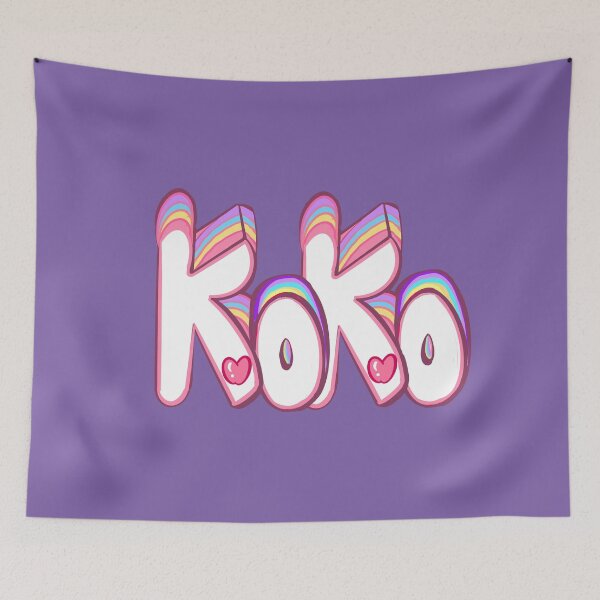 Item preview, Koko Top 10 best personalised gifts  with pastel border - Girls womens grand mother Personalized Custom name Koko designed and sold by Artonmytee.