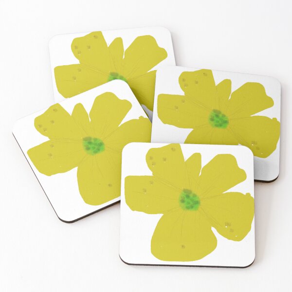Item preview, Bright Yellow Digital Flower Sketch designed and sold by BalkanBloom.
