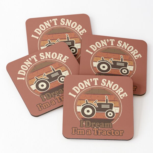 Item preview, I Don't Snore I Dream I'm a Tractor Funny Father's Day Gift designed and sold by SociallyDrained.