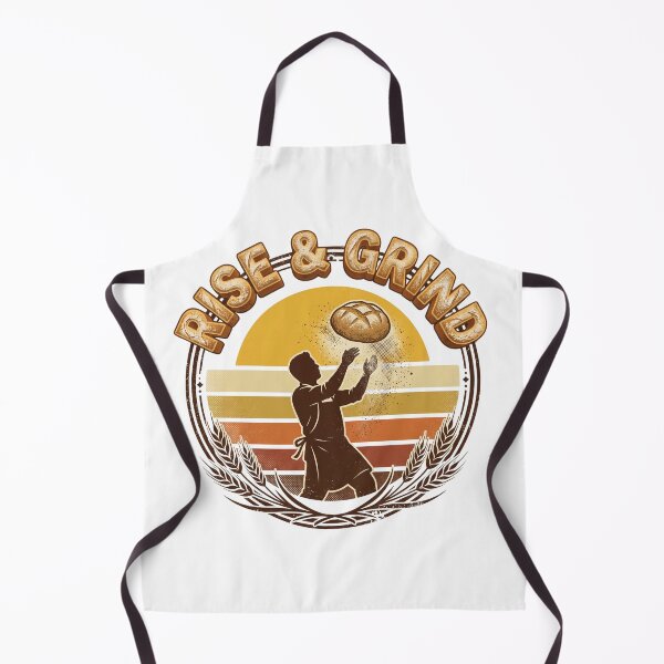 Item preview, Rise and Grind Sourdough Baker Retro Sunset Bread Lover Gift designed and sold by afarkar.