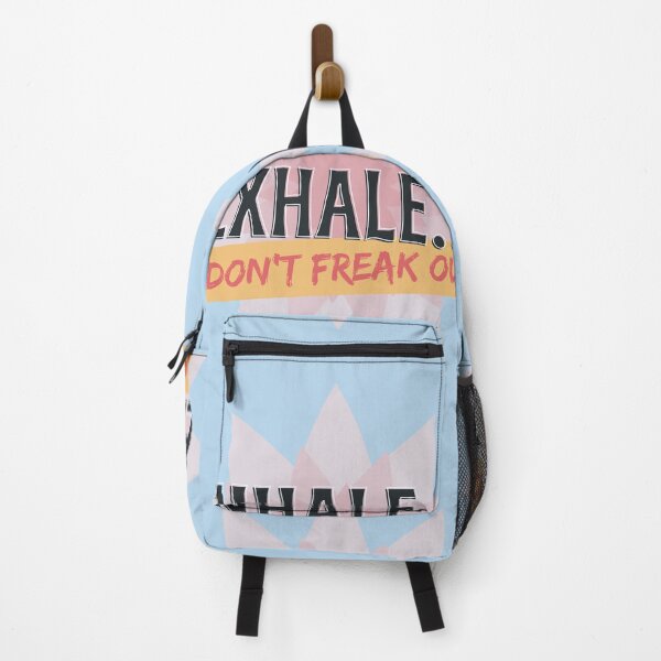 Item preview, Inhale Exhale Don't Freak Out - Floral Zen Typography designed and sold by re2m.