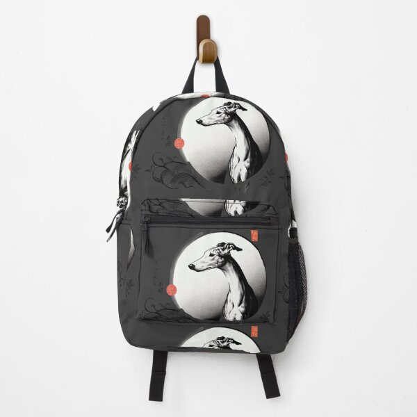 Item preview, GALOGO - Lunar Greyhound III – Zen Moon designed and sold by GALOGO – Art for Sighthounds & Animal Welfare.