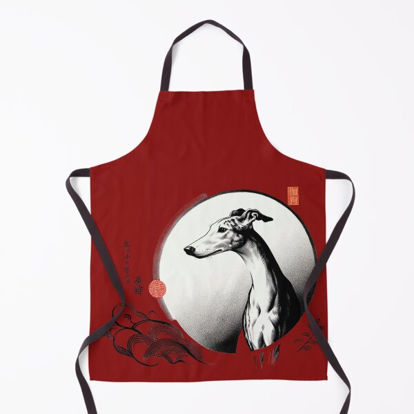 Item preview, GALOGO - Lunar Greyhound III – Zen Moon designed and sold by GALOGO – Art for Sighthounds & Animal Welfare.
